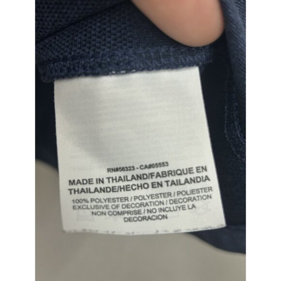 Nike Blade Collar Polo Shirt Size XL Blue Dri-FIT Golf Athleisure Performance - Picture 5 of 5